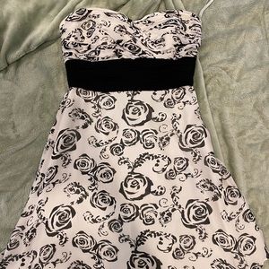 Black and white dress